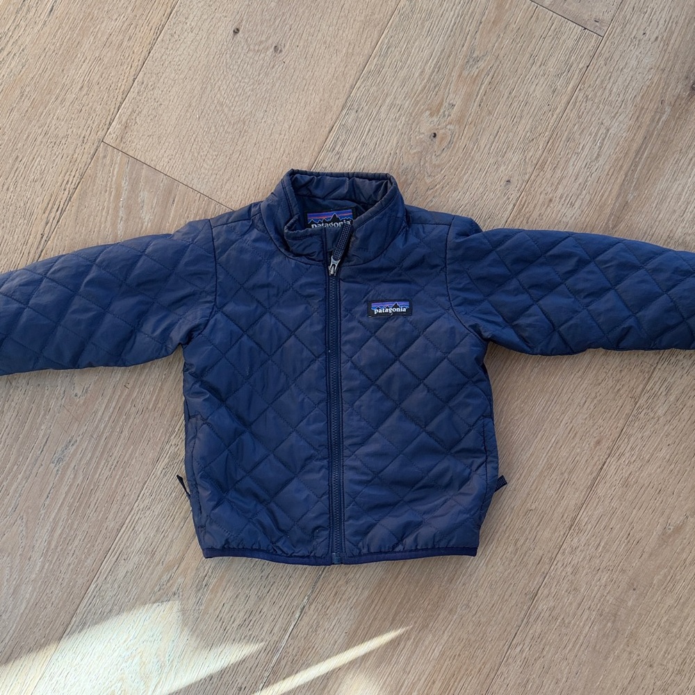 Patagonia toddler Dark Blue Quilted Jacket, 2T